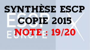 Copie synthèse ESCP