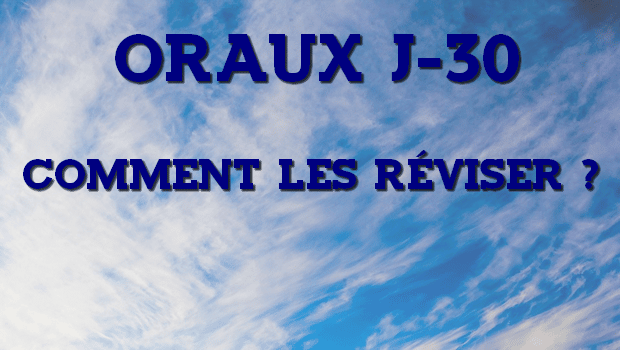 Réviser les oraux