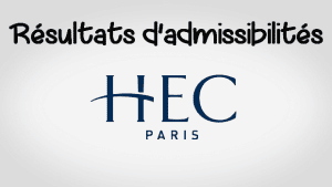 Admissibilités HEC 2021