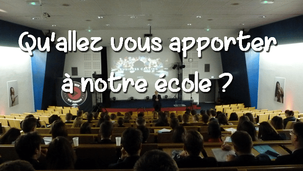 Apporter à notre école