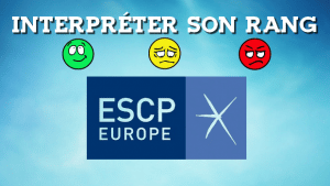 interpréter son rang ESCP 2020