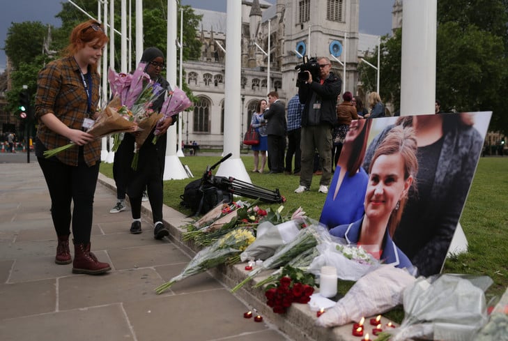 Quel est le nom de l'assassin du député britannique tué le 16 juin dernier qui a été condamné le 23 novembre à la peine à perpétuité ?