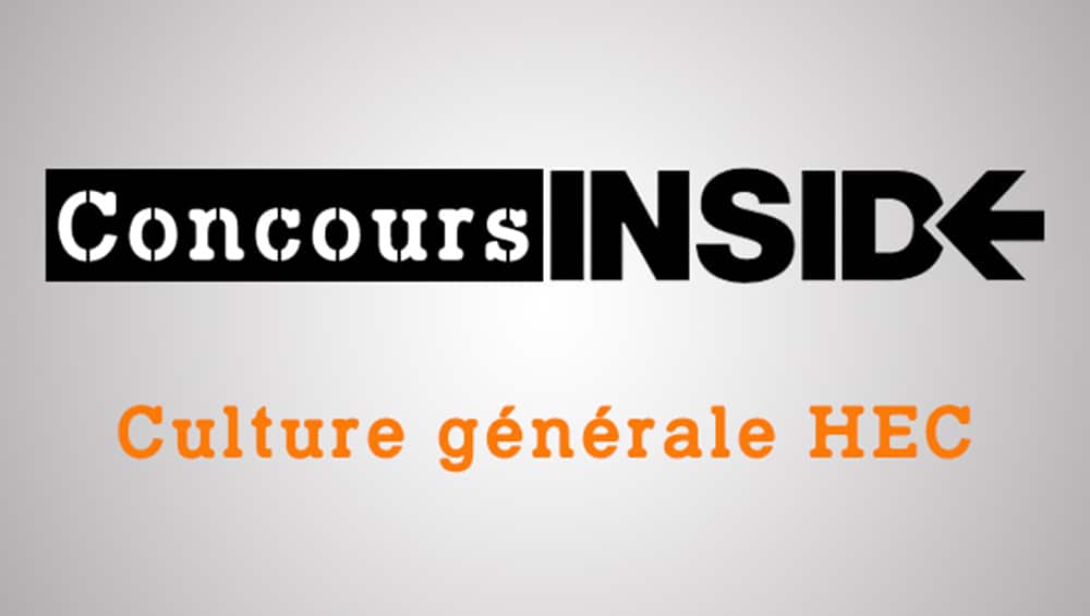 Culture générale HEC