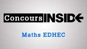 Maths EDHEC