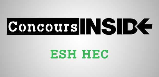 sujet ESH HEC