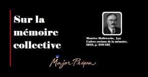 La mémoire collective, Halbwachs