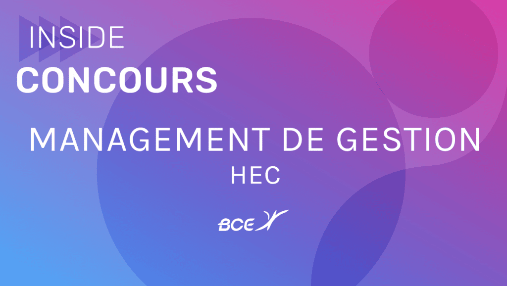 épreuve management HEC 2021