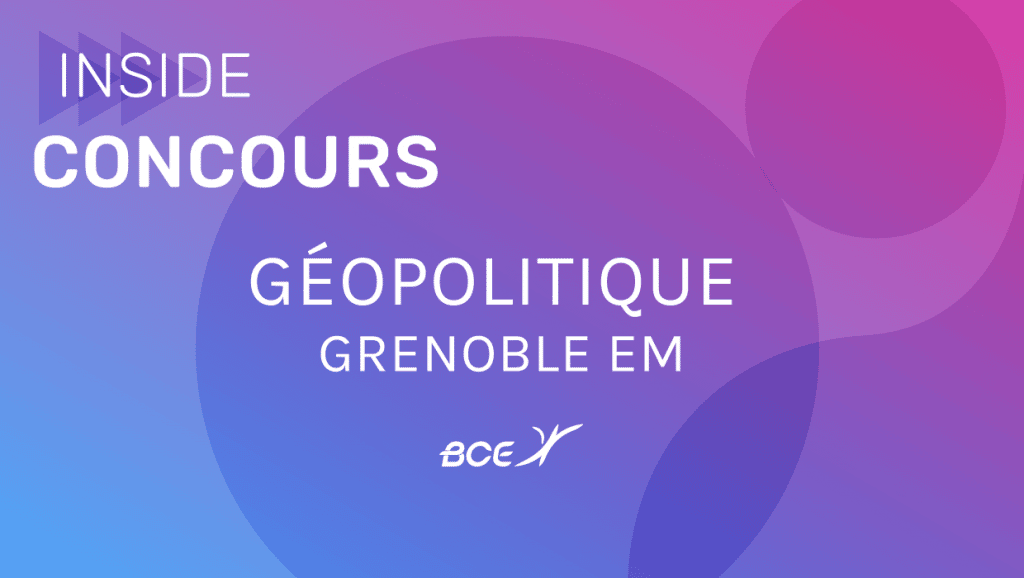 Sujet Géopolitique GEM 2021