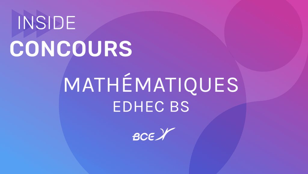 maths EDHEC 2021