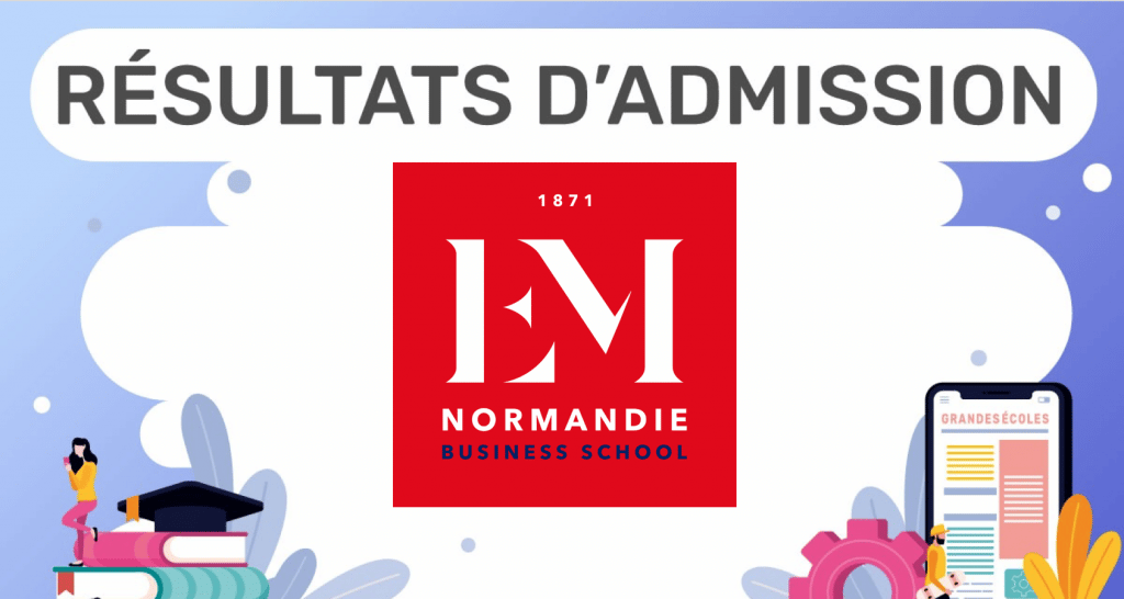 Résultats d'admission EM Normandie 2021