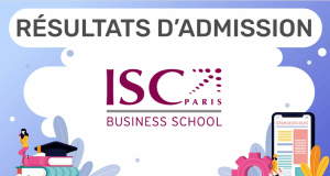 Résultats d'admission ISC Paris 2020