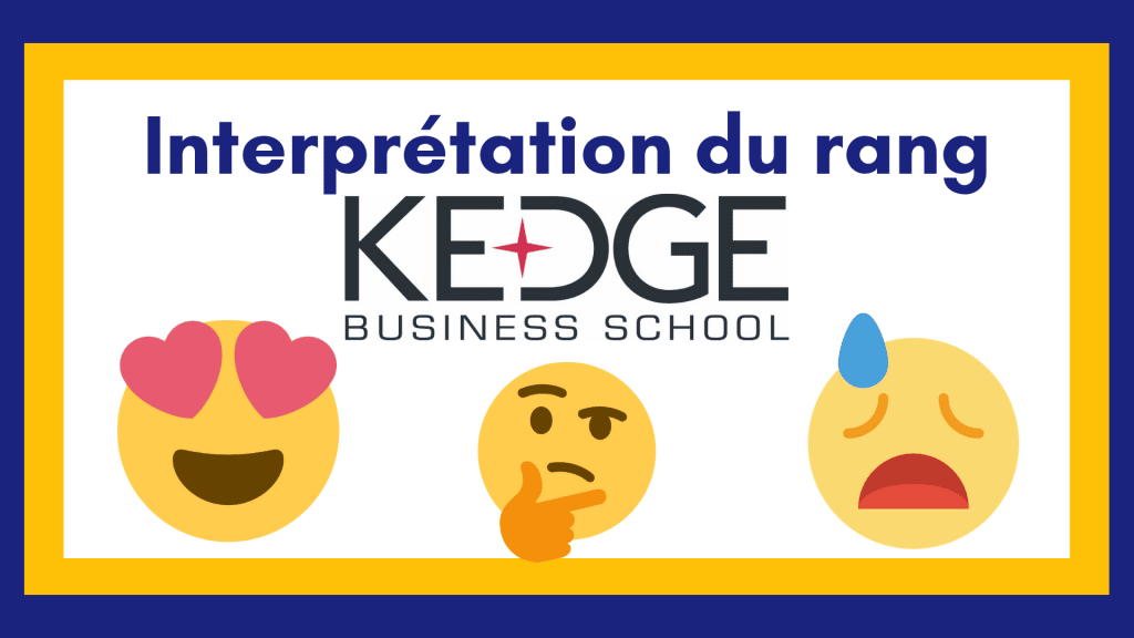 interpréter son rang KEDGE 2020