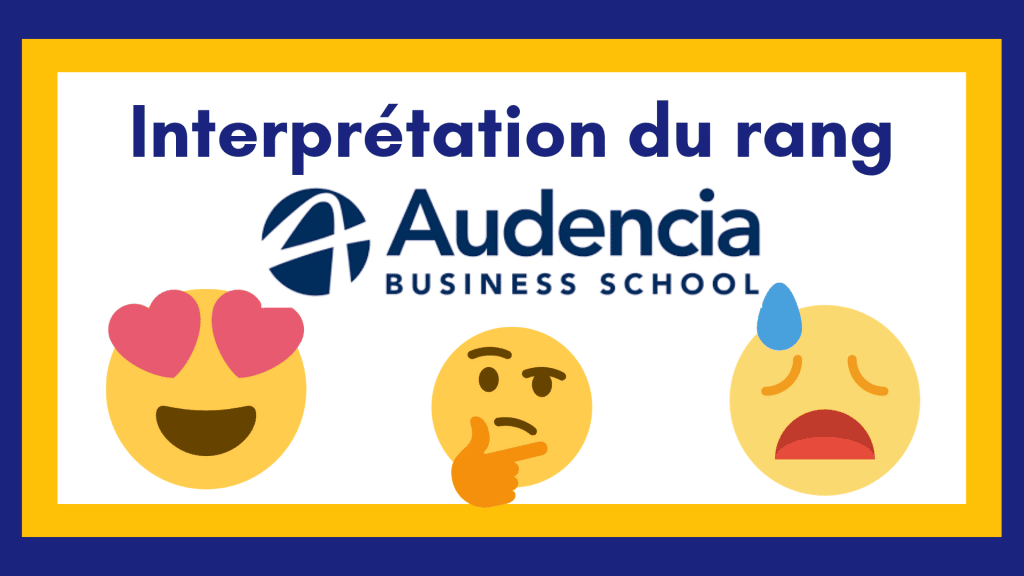 interpréter rang Audencia 2020
