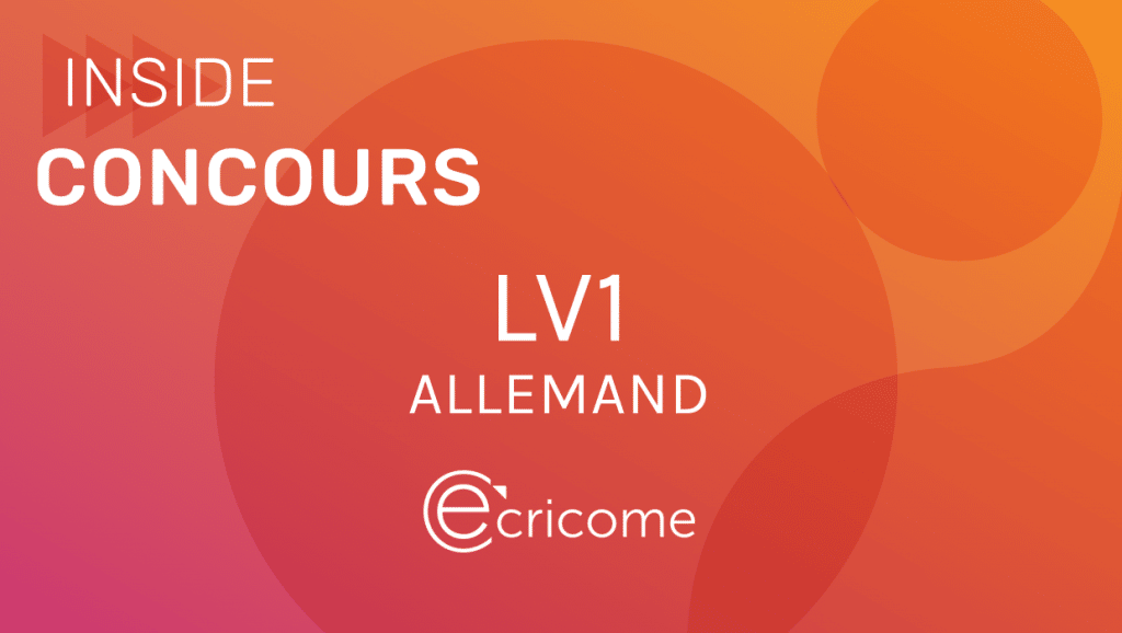 Sujet LV1 Ecricome Allemand 2021