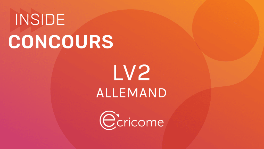 Sujet LV2 Allemand Ecricome 2021
