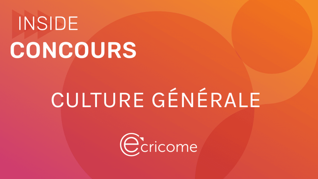 Sujet culture générale 2021 Ecricome