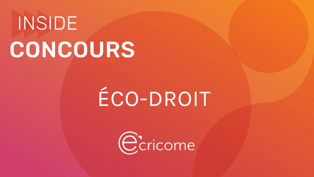 Sujet Eco-droit Ecricome 2021