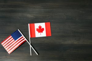 Drapeaux US/Canada