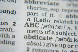 vocabulaire