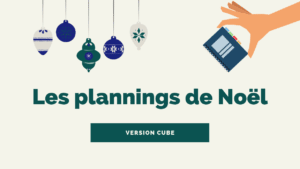 Planning noël cube