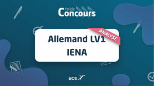 Analyse allemand LV1 IENA 2022