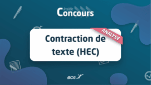 contraction hec analyse sujet 2022