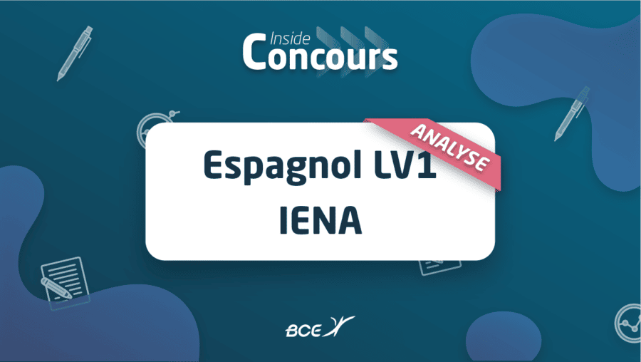 Analyse du sujet espagnol lv1 iena 2022
