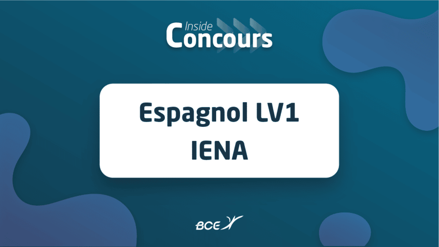 sujet espagnol LV1 IENA 2022