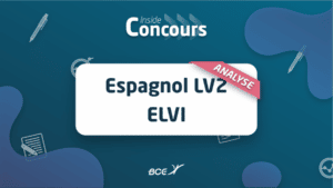analyse sujet LV2 espagnol elvi