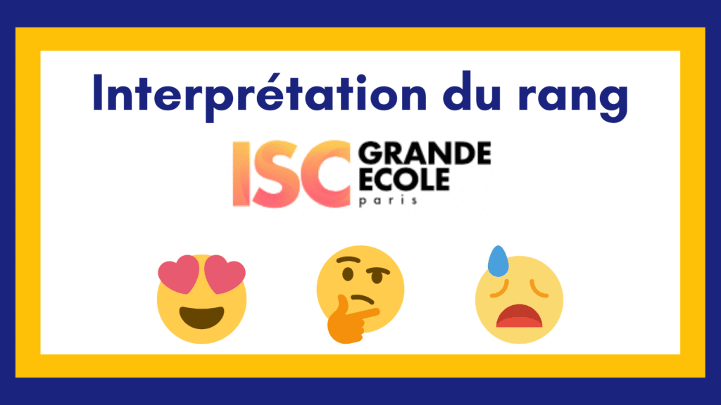 Interpréter son rang ISC