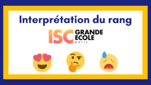 Interpréter son rang ISC