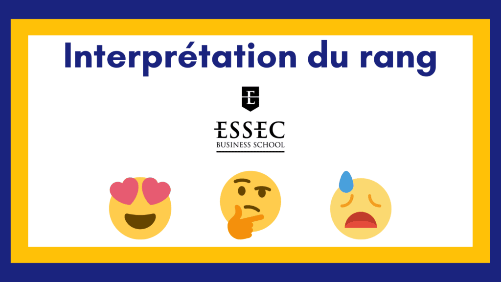 Interpréter son rang ESSEC
