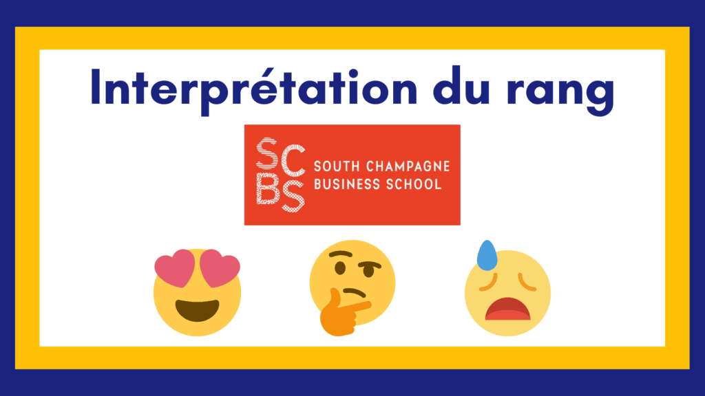 Interpréter son rang SCBS