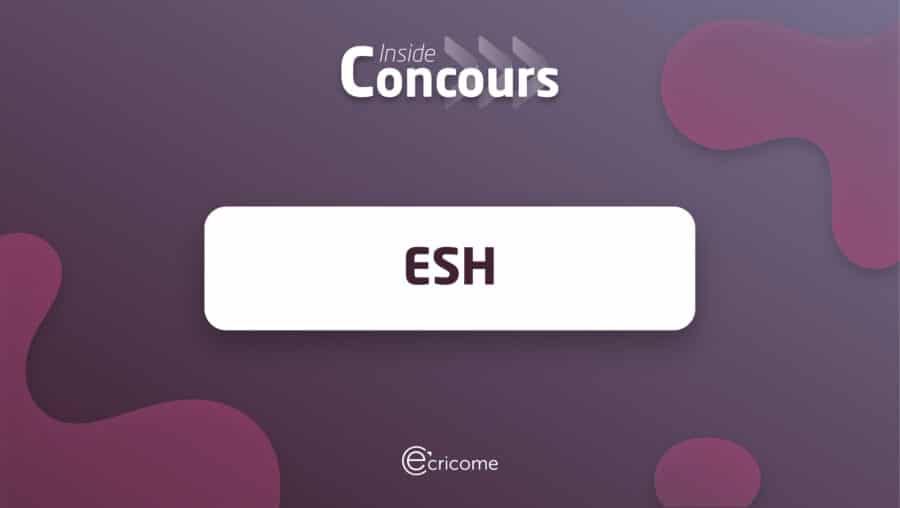 ESH ECRICOME 2022 sujets