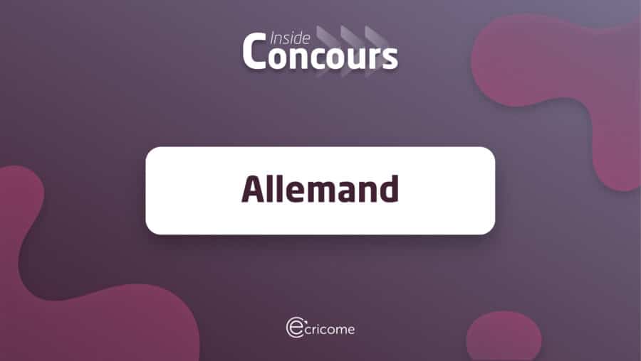 LV2 Allemand ECRICOME 2022 Sujet