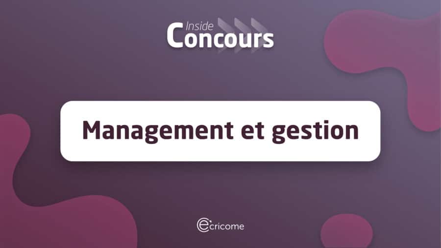 Management et Gestion ECRICOME 2022 sujet