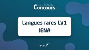 Sujet langues rares IENA LV1