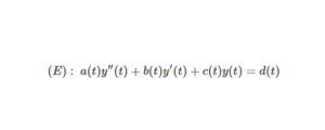 équations différentielles