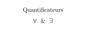 quantificateurs