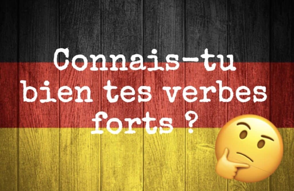 verbes forts