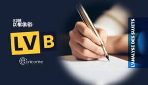 lvb ecricome analyse sujet