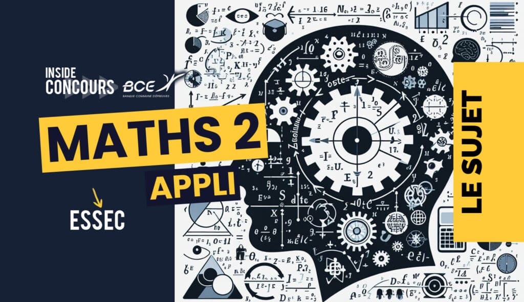 sujet maths 2 appli essec 2024