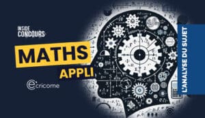analyse maths appliquées ECRICOME 2024