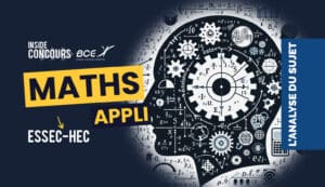 Analyse sujet maths appli hec essec 2024