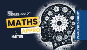 Analyse sujet maths appro emlyon 2024