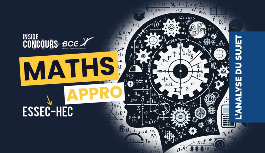Analyse sujet maths appro hec essec 2024