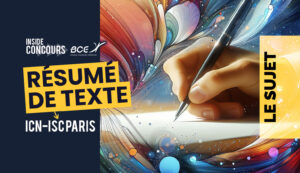 Résumé de texte ICN ISC 2024