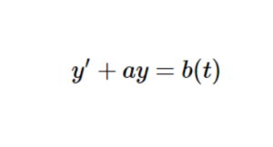 équations différentielles