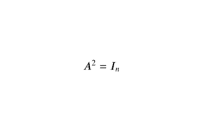 matrices involutives