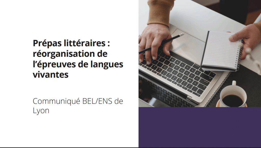 Image article report épreuve langues vivantes BEL